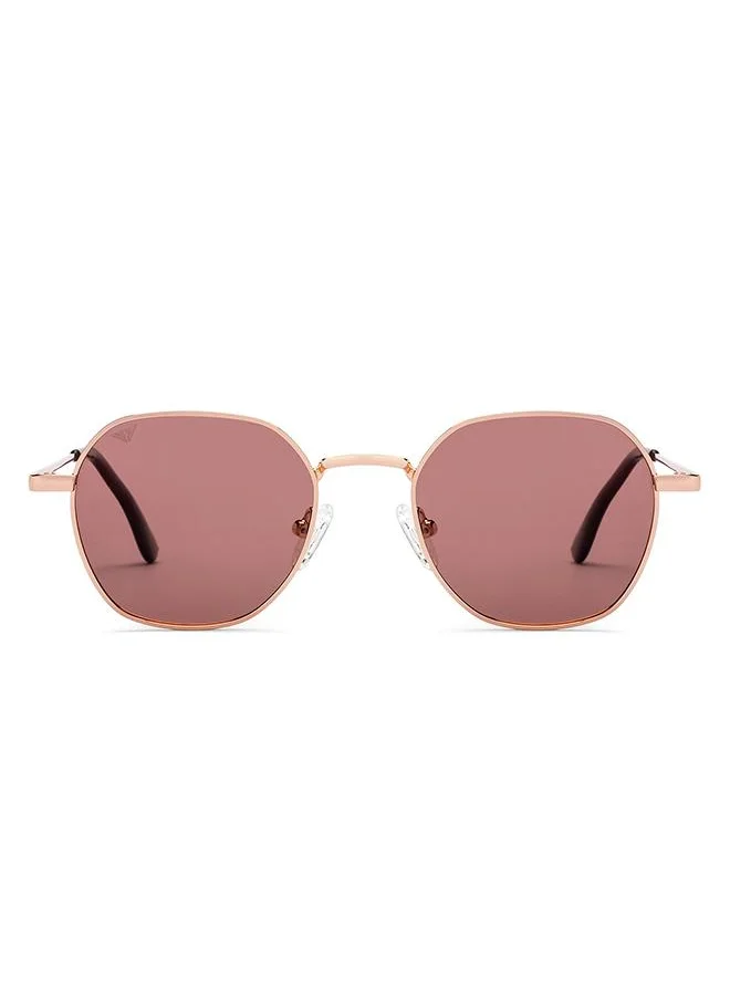 VINCENT CHASE Full Rim Hexagonal All-Time Hits Branded Latest And Stylish Sunglasses Polarized And 100% UV Protected Unisex Small VC S13121
