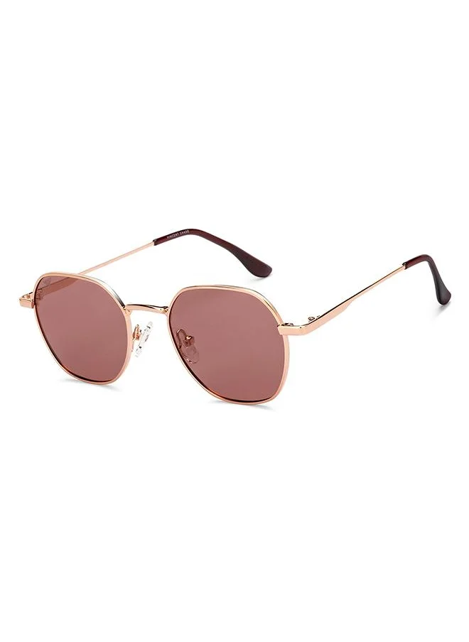 VINCENT CHASE Full Rim Hexagonal All-Time Hits Branded Latest And Stylish Sunglasses Polarized And 100% UV Protected Unisex Small VC S13121