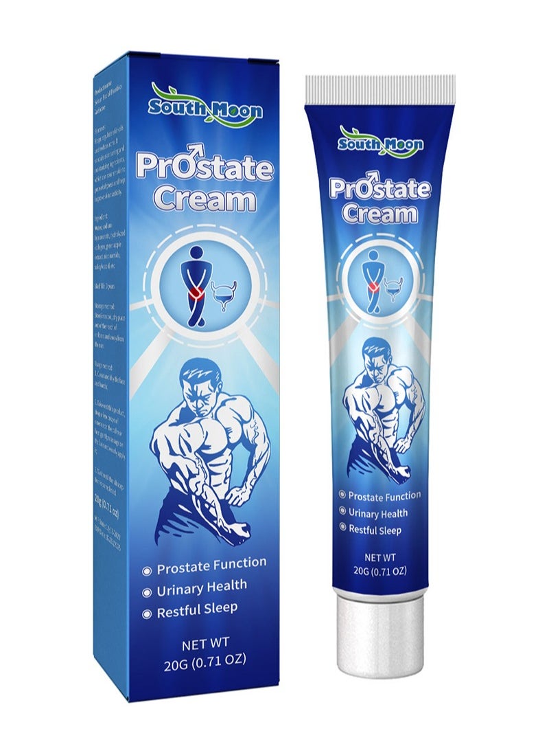 SOUTH MOON Men Prostate Enhance Cream Reduce Frequent Urination for Men Health Care Treatment 20g  - Image 1