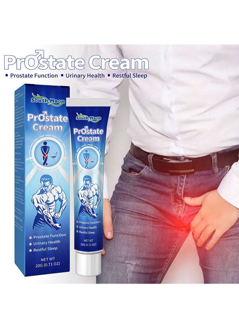 SOUTH MOON Men Prostate Enhance Cream Reduce Frequent Urination for Men Health Care Treatment 20g  - Image 2
