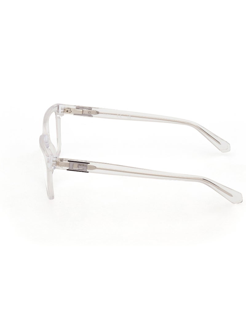 GUESS إطارات نظارات مستطيلة الشكل للرجال - GU5013202654 - حجم العدسة: 54 مم - كريستال - Image 2