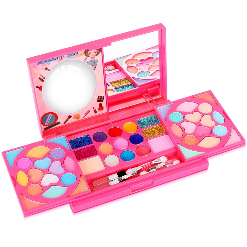 Tomons Kids Makeup Kit for Girl, Washable Real Safe & Non-Toxic Little Girl Makeup Set, Princess Toys for 3-6 Year Old Kids Girl Toys Christmas & Birthday Gift - Image 1