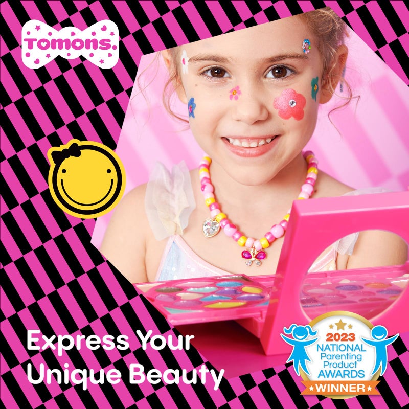 Tomons Kids Makeup Kit for Girl, Washable Real Safe & Non-Toxic Little Girl Makeup Set, Princess Toys for 3-6 Year Old Kids Girl Toys Christmas & Birthday Gift - Image 3
