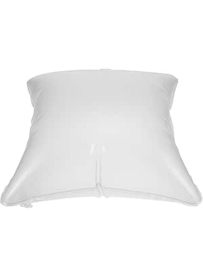 Inflatable Cushion Pillow 36x36cm Portable Camping Neck Lumbar Support for Car Outdoor - Image 1