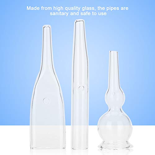 Nikou Vacuum Glass Tube, 3PCS/Set Glass Pipes for Blackhead Removal Face Cleanser Beauty Machine Vacuum Accessories for Home Salon - Image 2