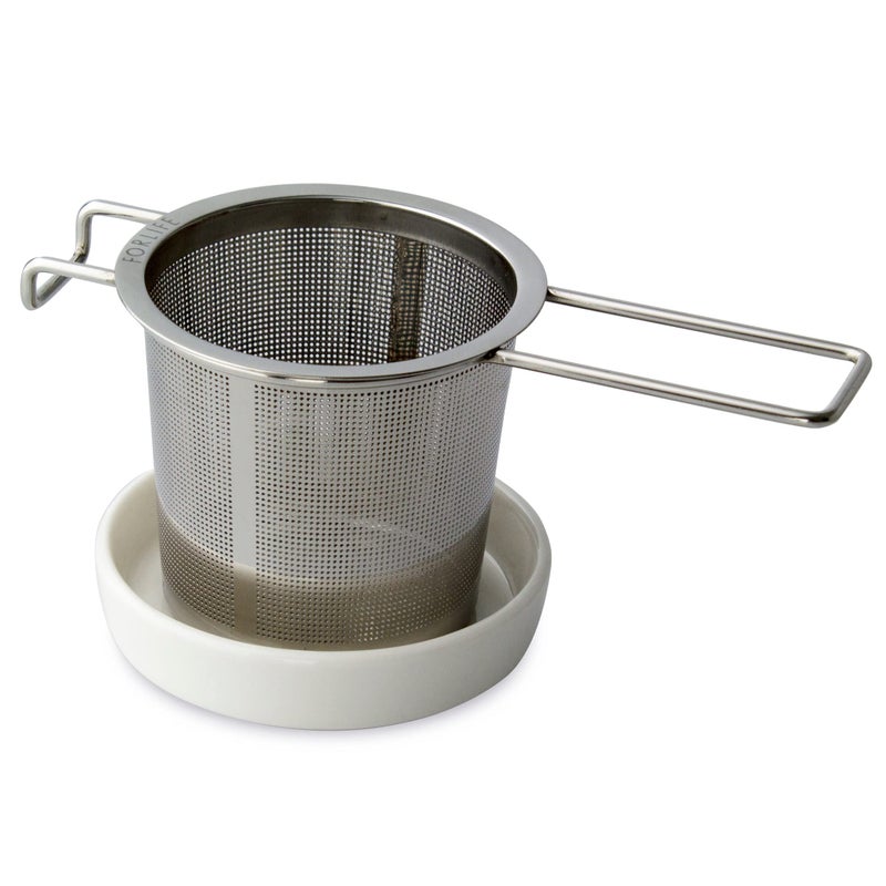 FORLIFE Extra-fine Tea Infuser and Dish Set - Image 1