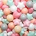 GOGOSO Ball Pit BallsPlastics Balls for Ball Pit Stars Hearts Shape for PastelBall for Toddlers Kids6 Mix Colors50pcs - Image 2