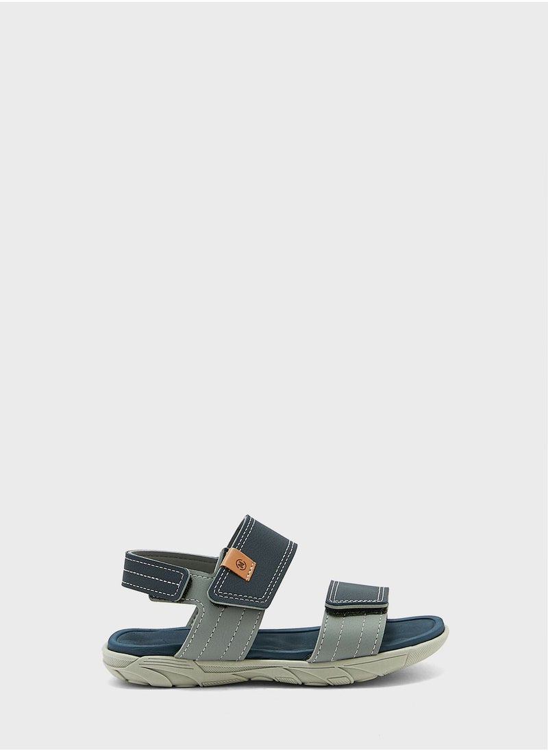 MOLEKINHO - Youth Adeyeye Velcro Sandals - Image 1