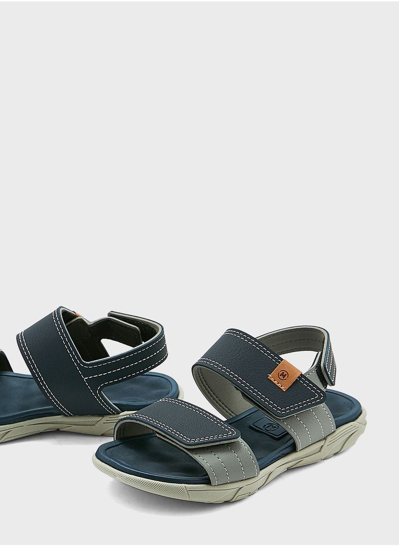MOLEKINHO - Youth Adeyeye Velcro Sandals - Image 1