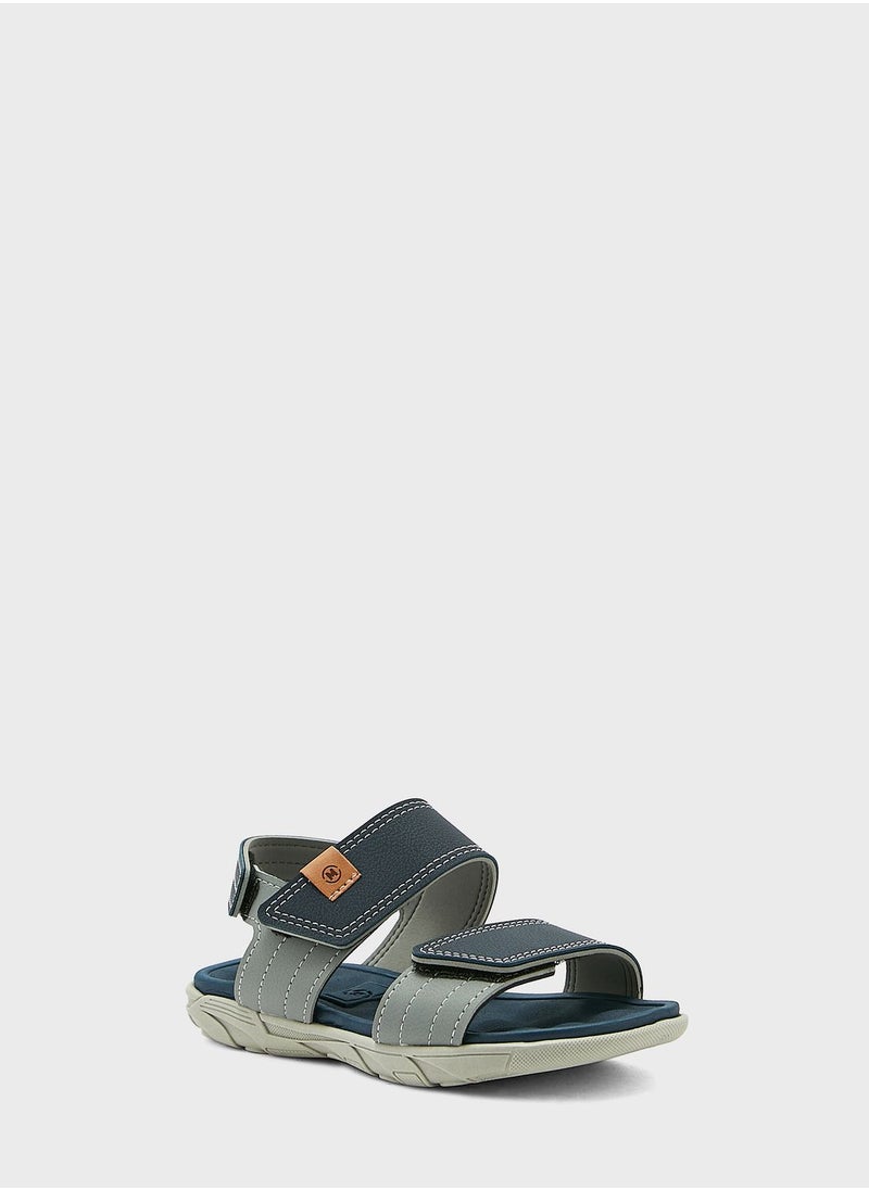 MOLEKINHO - Youth Adeyeye Velcro Sandals - Image 1