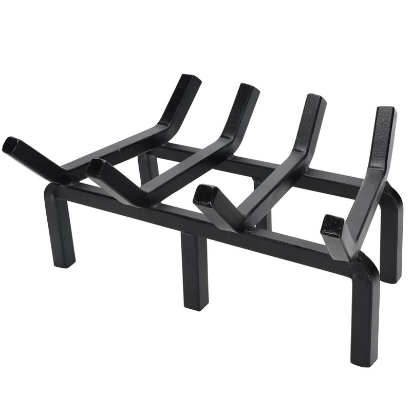 TwentyNext شبكة حطب المدفأة الصغيرة 14 بوصة من توني نكست، حاملة حطب ثقيلة من الصلب الصلب، لحرق الخشب في الداخل والخارج، مدفأة، موقد، أداة إشعال