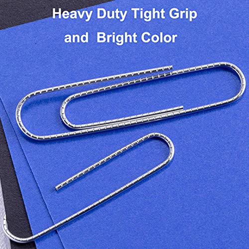 Vinaco Paper Clips Non Skid, 100 Pack Large Paper Clips 2 Inch (50 mm), Durable & Rust Resistant, Jumbo Paperclips. Great for Office, School and Personal Use - Image 4