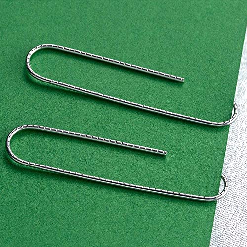 Vinaco Paper Clips Non Skid, 100 Pack Large Paper Clips 2 Inch (50 mm), Durable & Rust Resistant, Jumbo Paperclips. Great for Office, School and Personal Use - Image 3