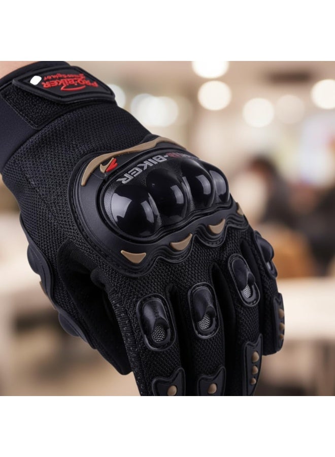 Probiker Motorcycle Riding Gloves Full Finger Protective Gloves with Hard Knuckle Armor Anti-Slip Grip Breathable Motorbike Cycling Gloves for Men and Women - Image 4