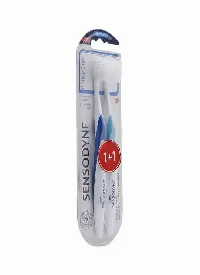 Sensodyne Gentle Care Toothbrush, Soft, 2'S CARE 