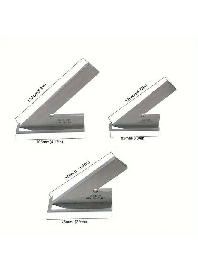 45 Degree Angle Ruler 150X100 Size Measuring Tool - Image 3