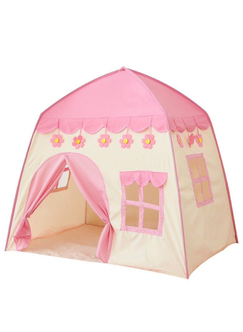 Jacone Princess Tent Girls Playhouse Kids Castle Play Tent for Children Indoor and Outdoor Play, 51’’ x 40’’ x 51’’ (LxWxH) - Image 1