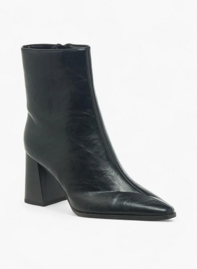 Flora Bella By Shoexpress Women Block Heel Ankle Boots
