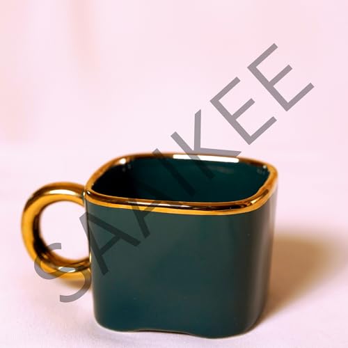 Saaikee Tea Cup Set of 6 | Coffee Cup Set of 6 | Porcelian Cup Set | Tea Cup Set | Coffee Cup Set of 6 | Ideal for Gifting and Perfect for Home & Office (140 ml) - Image 4