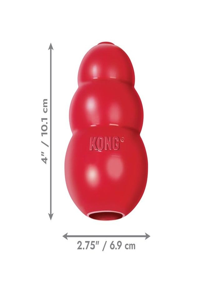 KONG Classic Dog Toy Enhanced Ziggies Dental Treats - Durable Rubber Chew Toy & Teeth Cleaning Stuffable Treats Bundle (Large) - Image 4