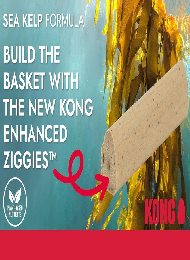 KONG Classic Dog Toy Enhanced Ziggies Dental Treats - Durable Rubber Chew Toy & Teeth Cleaning Stuffable Treats Bundle (Large) - Image 5