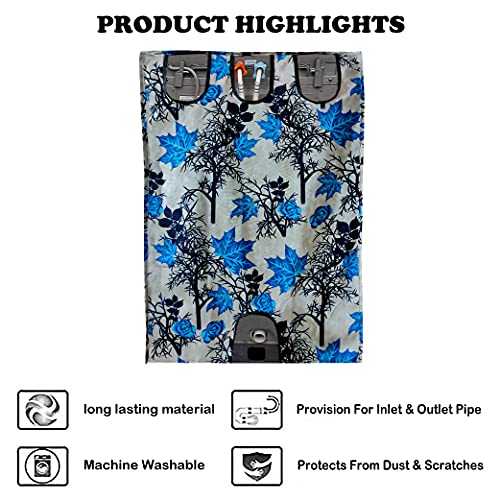 KANUSHI Industries®Washable & Dustproof Top Load Semi Automatic Washing Machine Cover (Suitable For 6 Kg, 6.5 kg, 7 kg, 7.5 kg) (VAR-WASMAC-BLUE-SHUB-SEMI-01) - Image 4