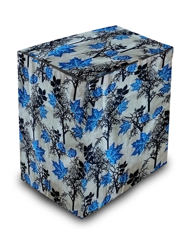KANUSHI Industries®Washable & Dustproof Top Load Semi Automatic Washing Machine Cover (Suitable For 6 Kg, 6.5 kg, 7 kg, 7.5 kg) (VAR-WASMAC-BLUE-SHUB-SEMI-01) - Image 3