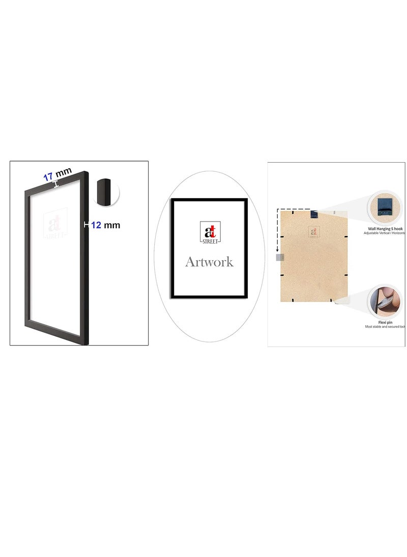 Art Street Art Street Set of 7 Wall Photo Picture Frame for Home Décor Eco Series Wall Photo Frame for Home Decoration (Size - 4x6, 5x7 Inchs, White)  - Image 4