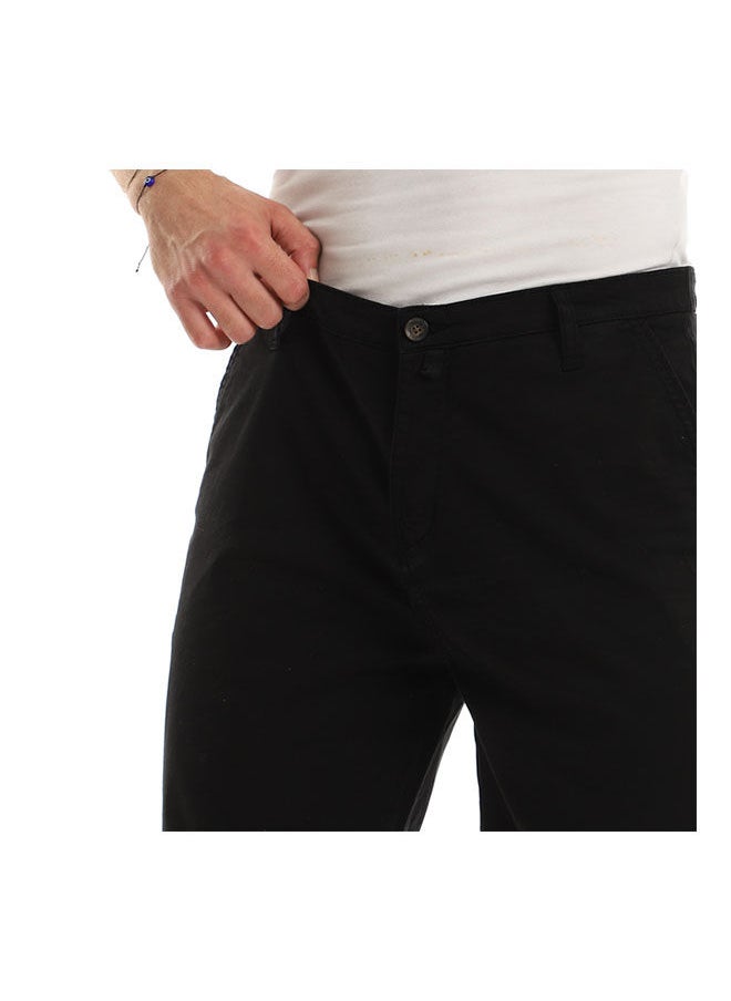 Andora - Casual Plain Basic Shorts - Image 1
