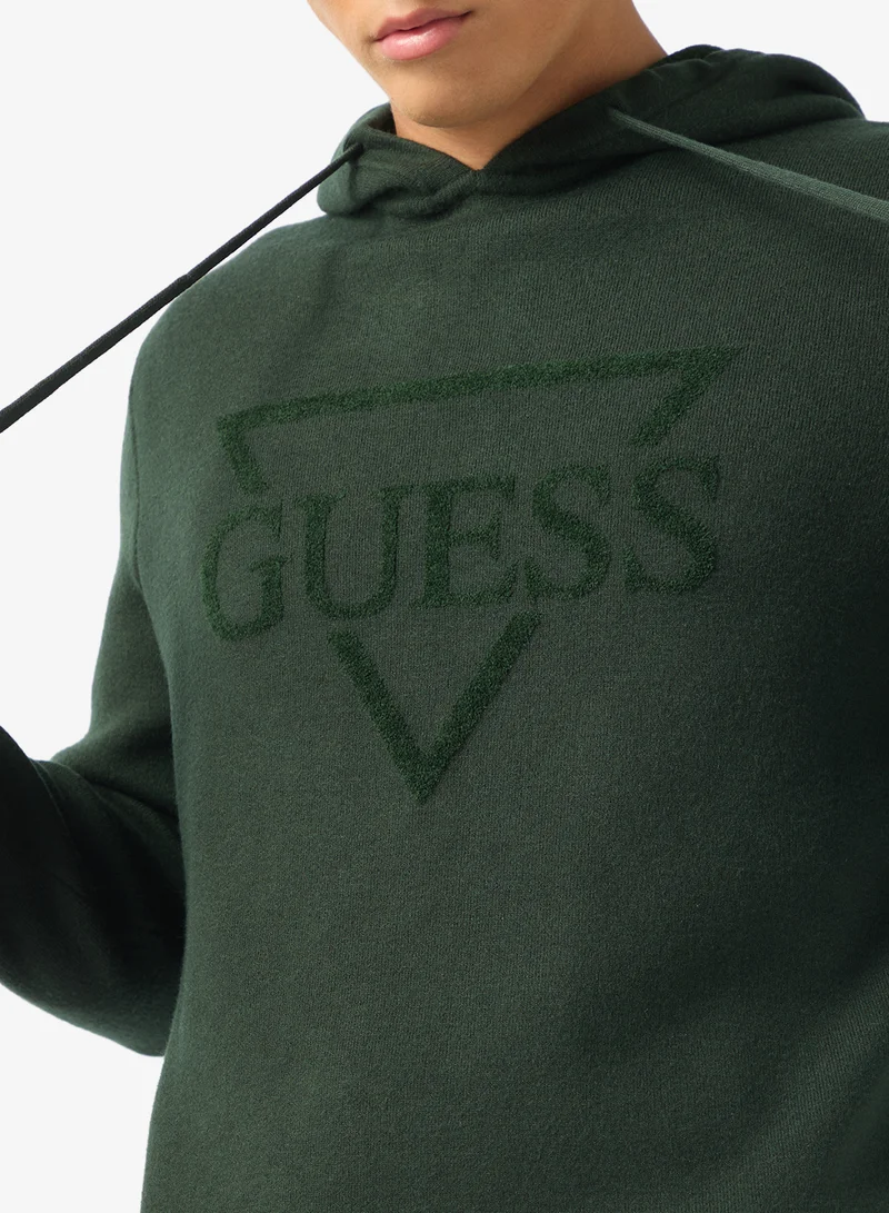 GUESS  Joby Hoodie French Terry Sweater for Men | Best Price UAE