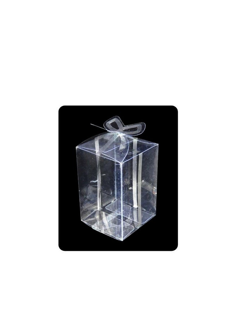 PARTY FUN - PVC Gift Boxes 7.5x7.5x11cm Pack of 12 Elegant Packaging for Your Special Gifts - Image 1