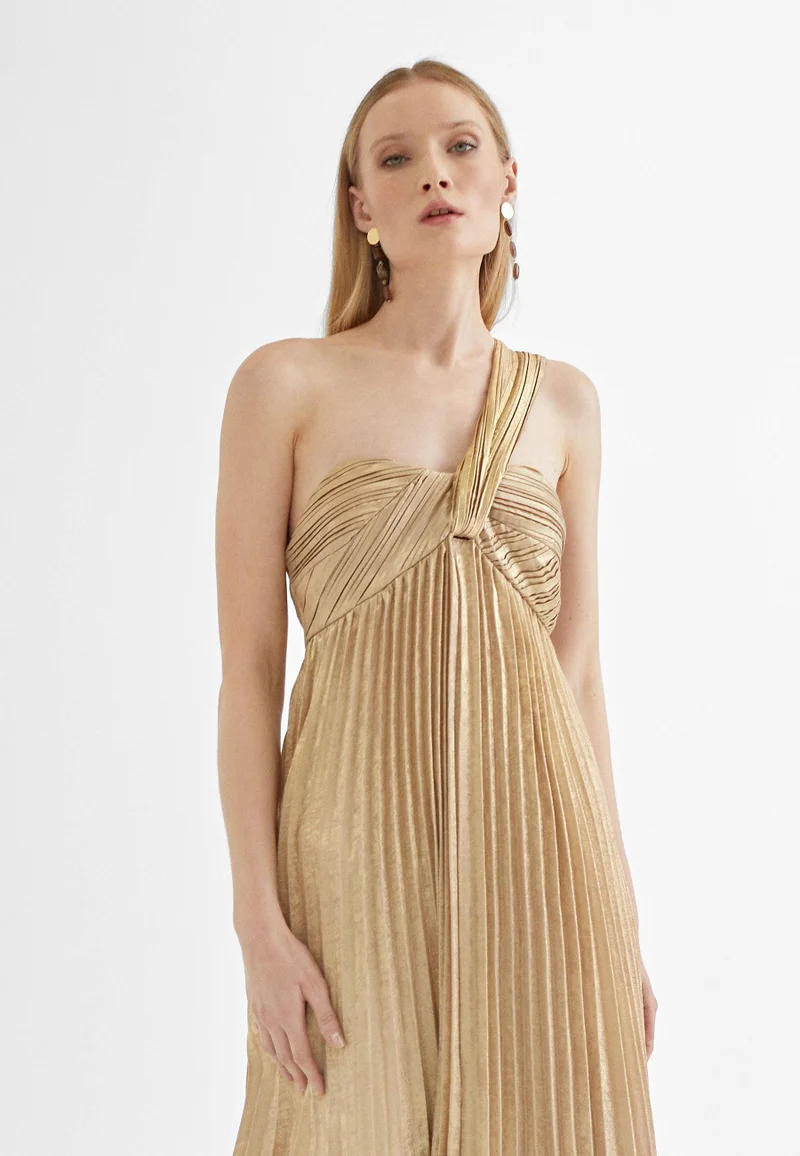 لولا كساديمونت فستان طويل غير متماثل