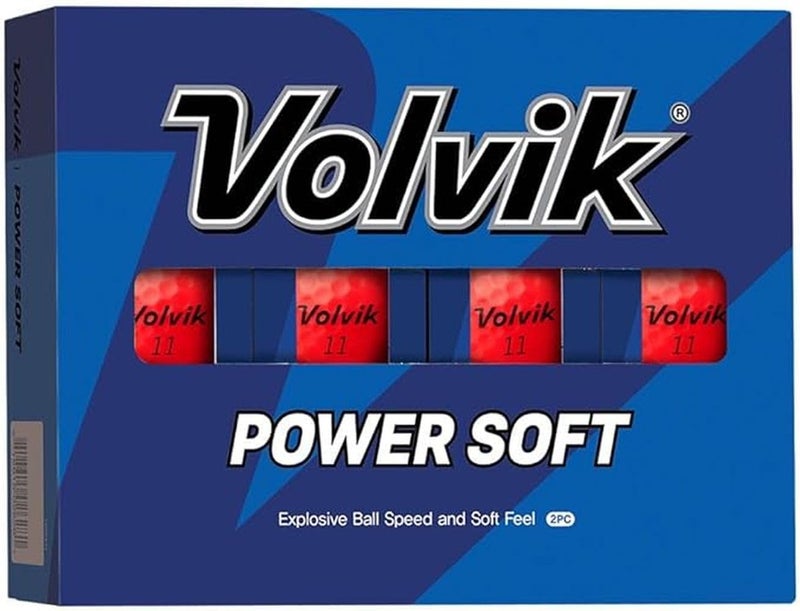 Volvik Power Soft Red Golf Balls (One Dozen) - Image 2