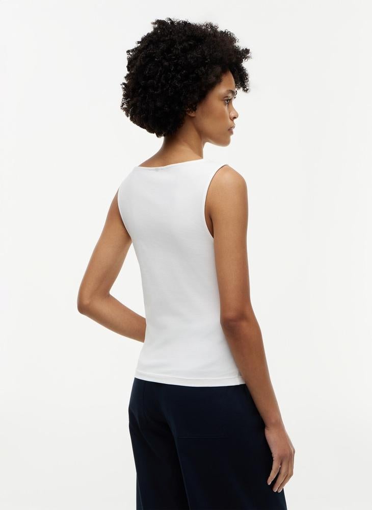 TOMMY HILFIGER Slim Boat Neck Tank Top - Image 2