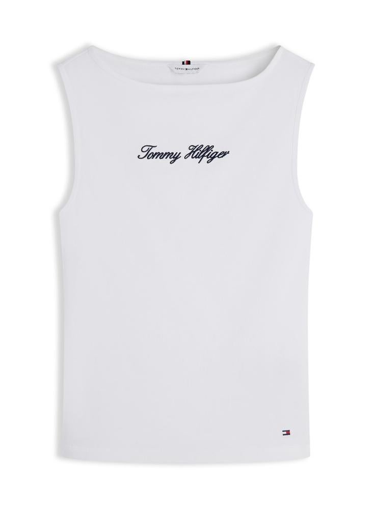 TOMMY HILFIGER Slim Boat Neck Tank Top - Image 5