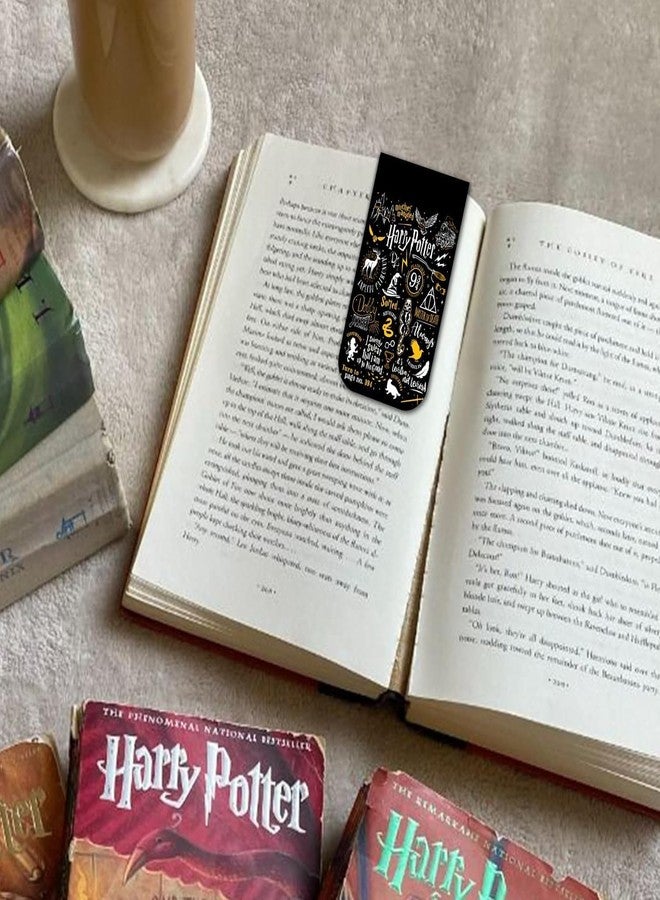 مجموعة كالا كانفا (6 قطع) من فواصل الكتب المغناطيسية بتصميم هاري بوتر | فواصل كتب لمحبي القراءة | هدايا لمحبي الكتب | هدية للقراء - Image 3