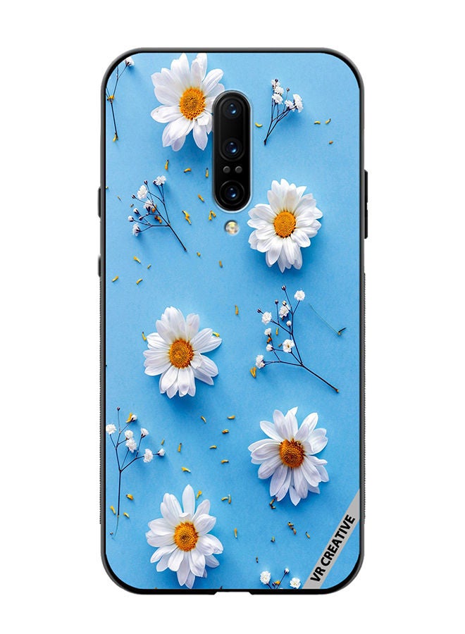 VR CREATIVE Protective Case Cover For OnePlus 7 Pro Flower Design Multicolour - Image 1