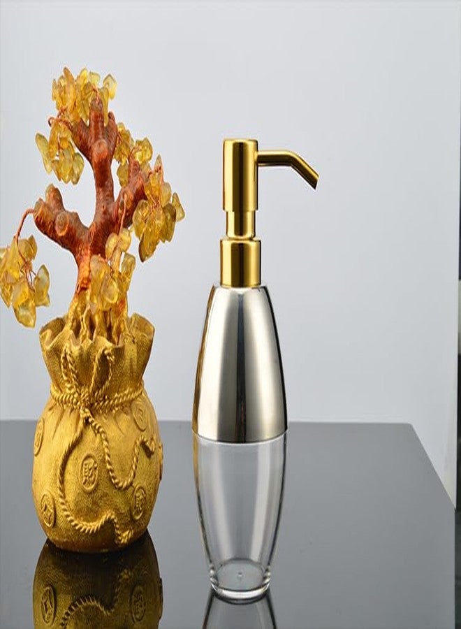 Kryoflare Metal Soap Dispenser Pump Replacement, Bronze Gold, Countertop Bathroom Lotion Container, Holders and Dispensers - Image 2