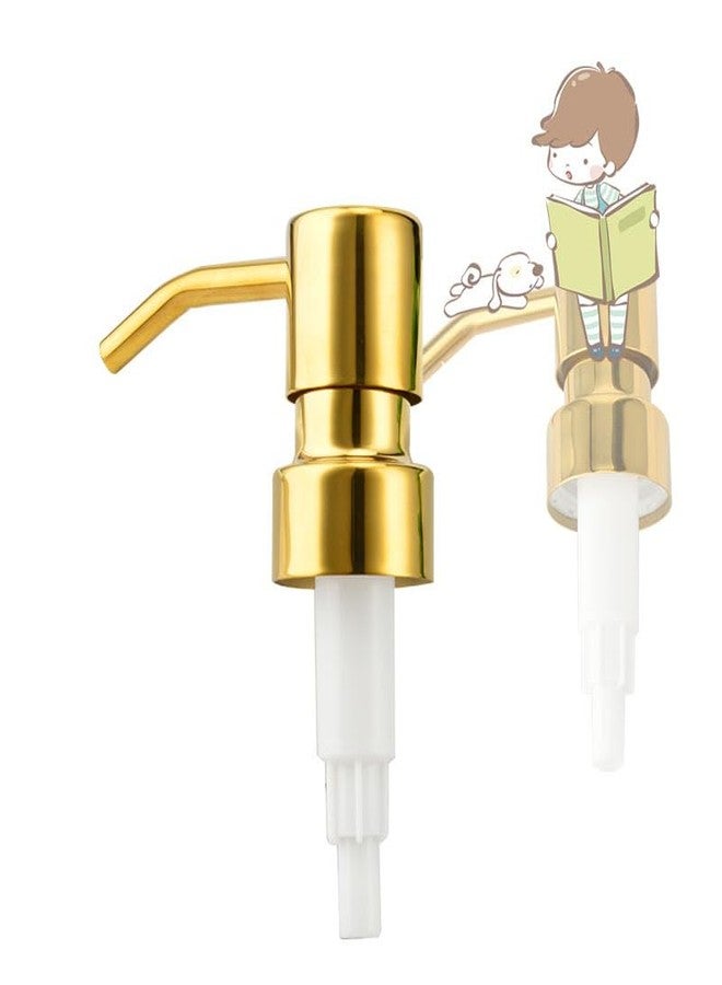 Kryoflare Metal Soap Dispenser Pump Replacement, Bronze Gold, Countertop Bathroom Lotion Container, Holders and Dispensers - Image 3