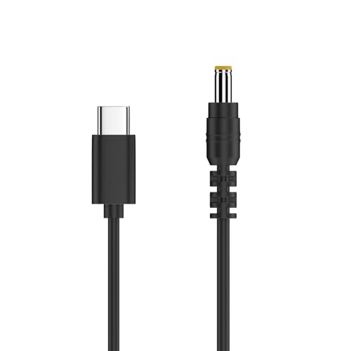 PDEEY USB C to 20V DC Power Cable 4.9 ft - PD Type-C to DC 5.5mm X 2.5mm Barrel Jack 20V 1A-3A 60W Output Charging for Router, Fan, Speaker - Image 4