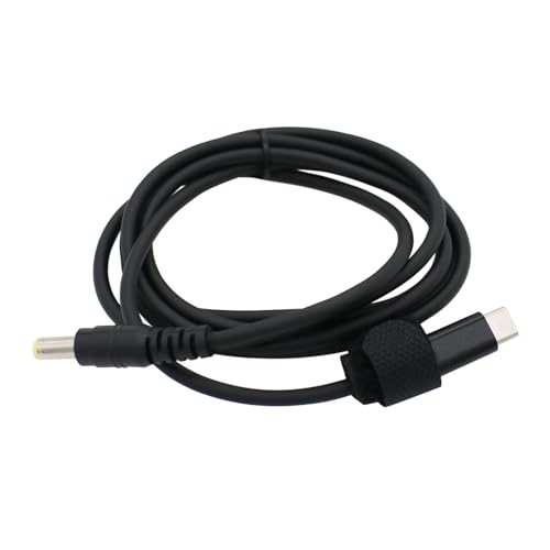 PDEEY USB C to 20V DC Power Cable 4.9 ft - PD Type-C to DC 5.5mm X 2.5mm Barrel Jack 20V 1A-3A 60W Output Charging for Router, Fan, Speaker - Image 3