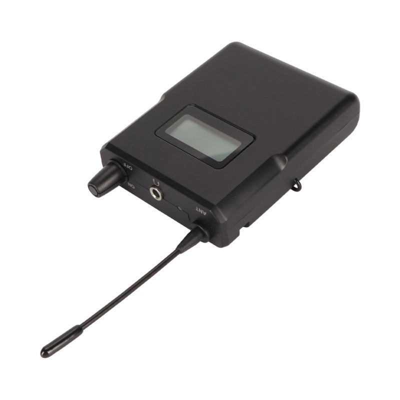Wireless Bodypack Receiver 863-865Mhz LCD Display - High Efficiency Reception Ear Monitor System Receiver with 1/4 Wavelength Antenna for Indoor Outdoor Stage Monitoring - Image 4