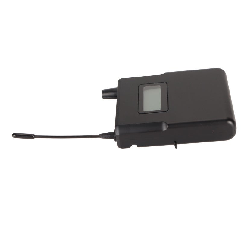 Wireless Bodypack Receiver 863-865Mhz LCD Display - High Efficiency Reception Ear Monitor System Receiver with 1/4 Wavelength Antenna for Indoor Outdoor Stage Monitoring - Image 5