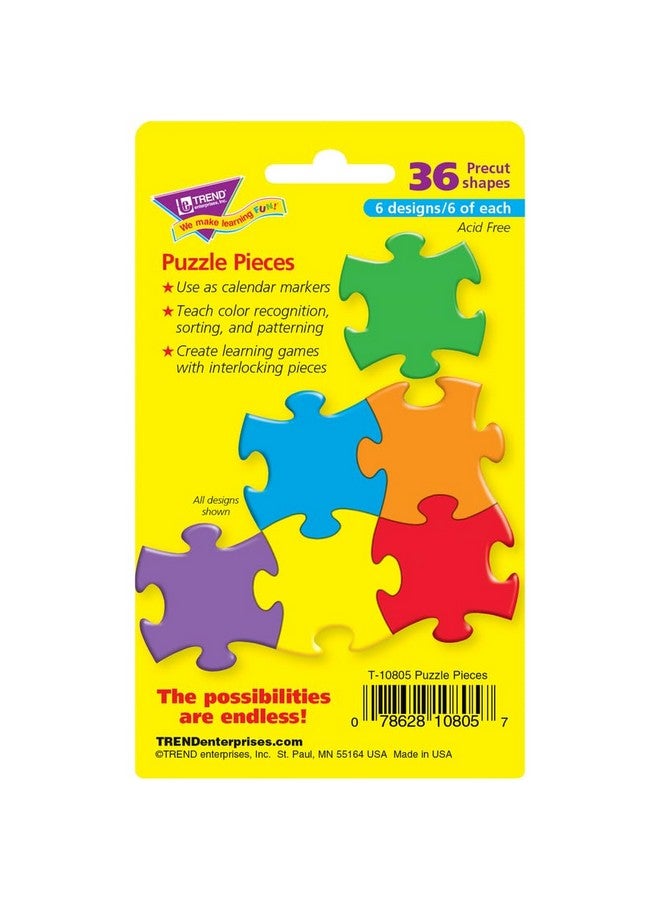 Trend Enterprises Inc. Puzzle Pieces Mini Accents Variety Pack 36 Ct (T 10805) - Image 4