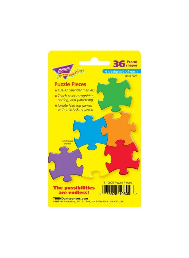 Trend Enterprises Inc. Puzzle Pieces Mini Accents Variety Pack 36 Ct (T 10805) - Image 3