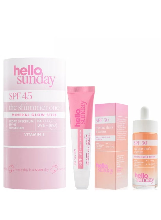 Hello Sunday The Shimmer One, The One That's a Serum and The Rose One Bundle - Image 1