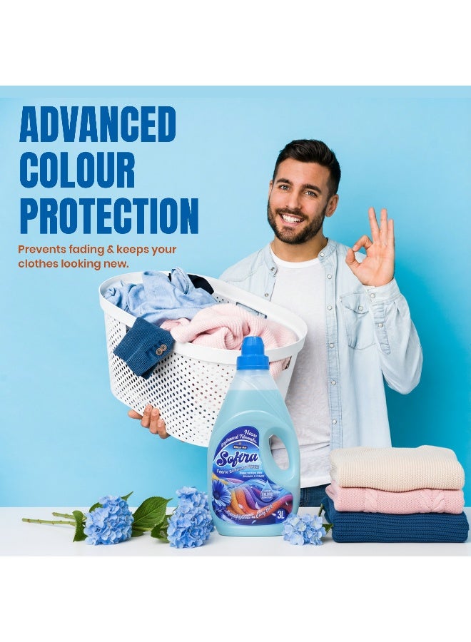 Silver Pot 18 L Fabric Softener Liquid Concentrate - Fresh Floral Scent, Blue - 6 Packs of 3L  - Protects Color - Gentle on Fabric - Makes Clothes Soft, Fresh & Shiny - Image 3