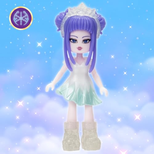 Royale High 3” Ice Fairy Fashion Doll - 1 Figure with 9 Fashion Accessories - Virtual Item Code Included - Series 2 - Ages 5+ - Image 2