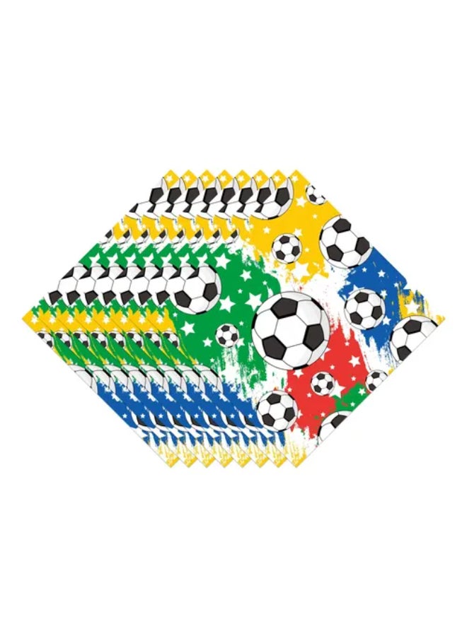 Fifa 2026 Football/ Soccer Party Paper Napkins -20 Pcs - Image 1