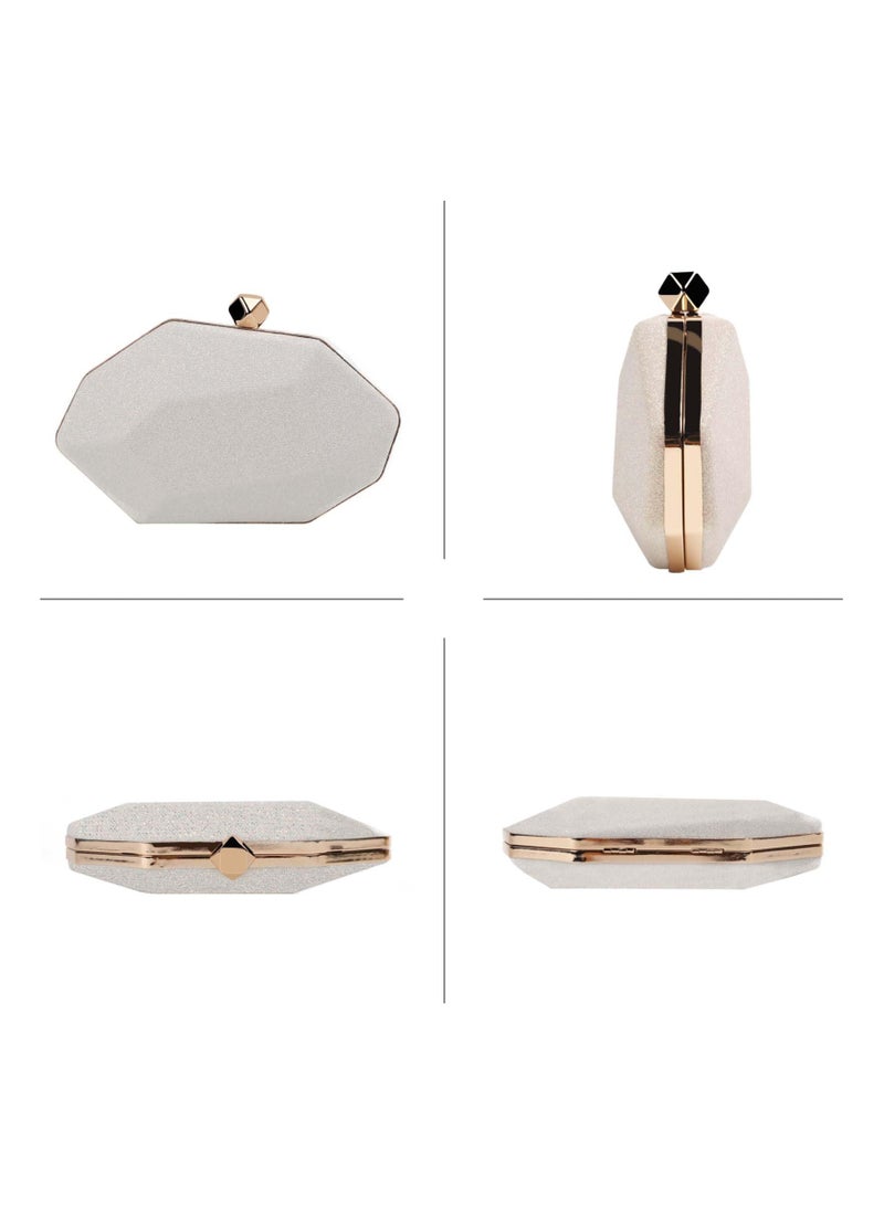 SYOSI Evening Clutch Purses for Women Clutch Evening Bag PU Leather Lady Purse Prom Handbag Crossbody Bag for Weddings Formal Party Handbag - Image 4